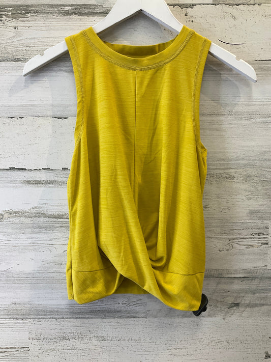 Yellow Athletic Tank Top Old Navy, Size Xs