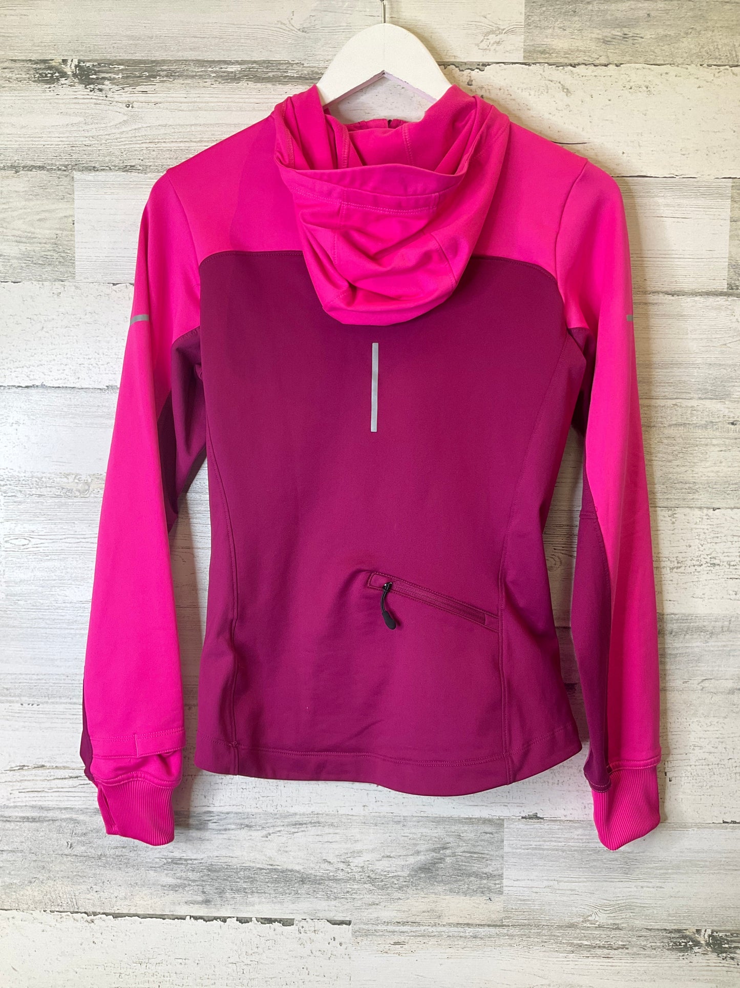Pink Athletic Sweatshirt Hoodie Nike, Size S
