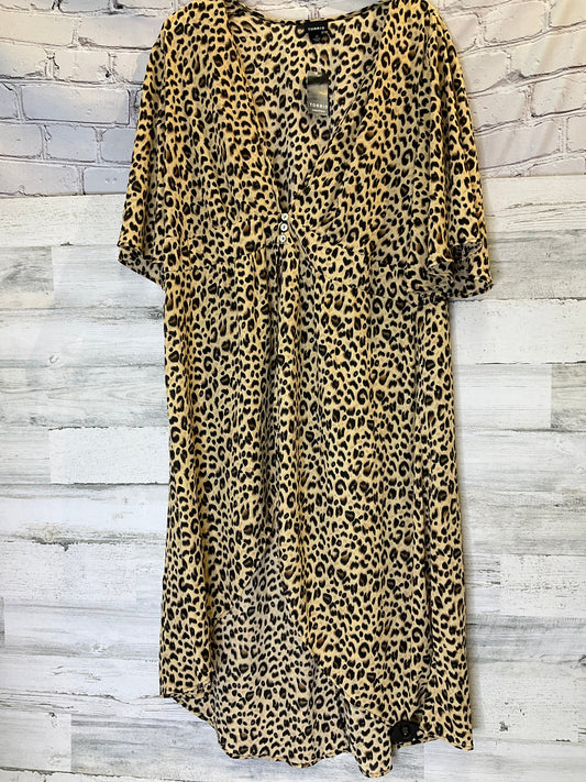 Animal Print Kimono 1.state, Size 2x