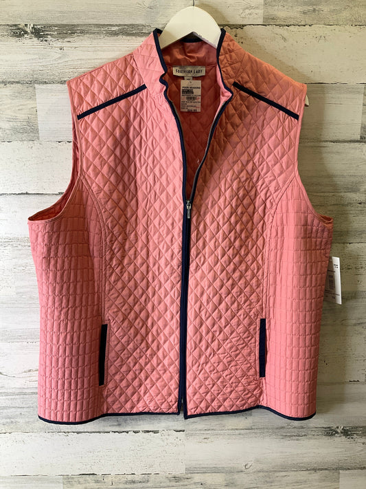 Vest Puffer & Quilted By Clothes Mentor In Pink, Size: 1x