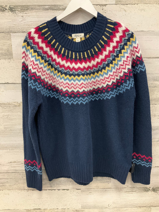 Sweater By Style And Company In Blue & Pink, Size: L