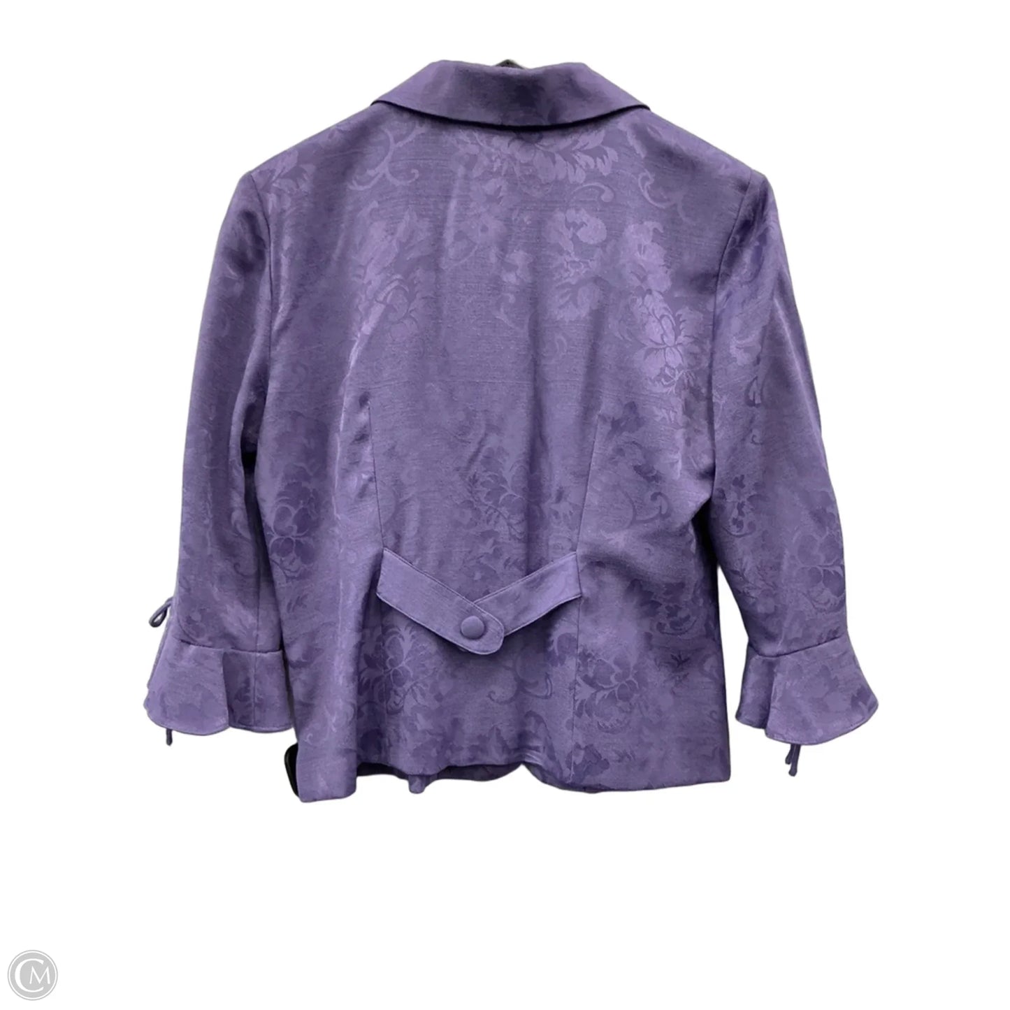 Blazer By Clothes Mentor In Purple, Size: 6p