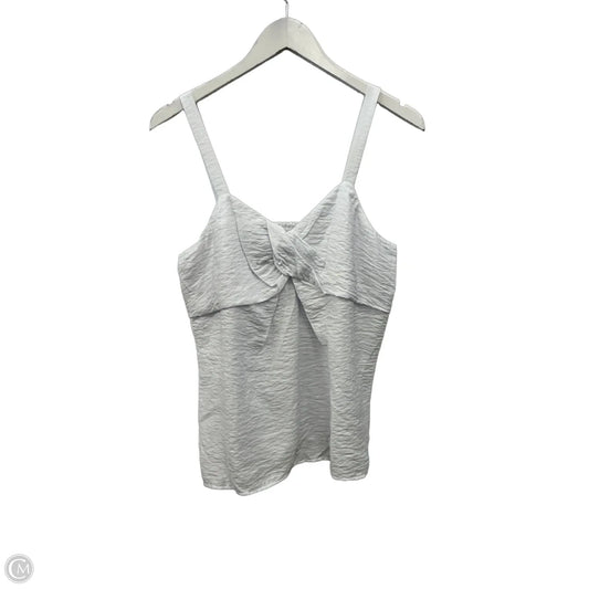 Top Sleeveless By Simply Vera In White, Size: M