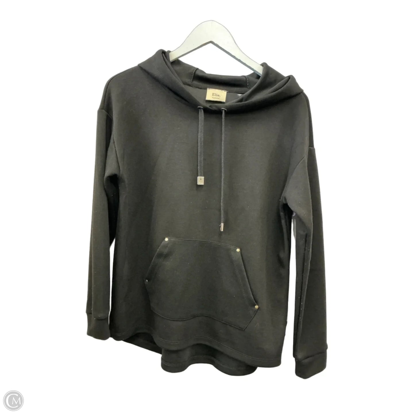 Sweatshirt Hoodie By Elie Tahari In Black, Size: Sp