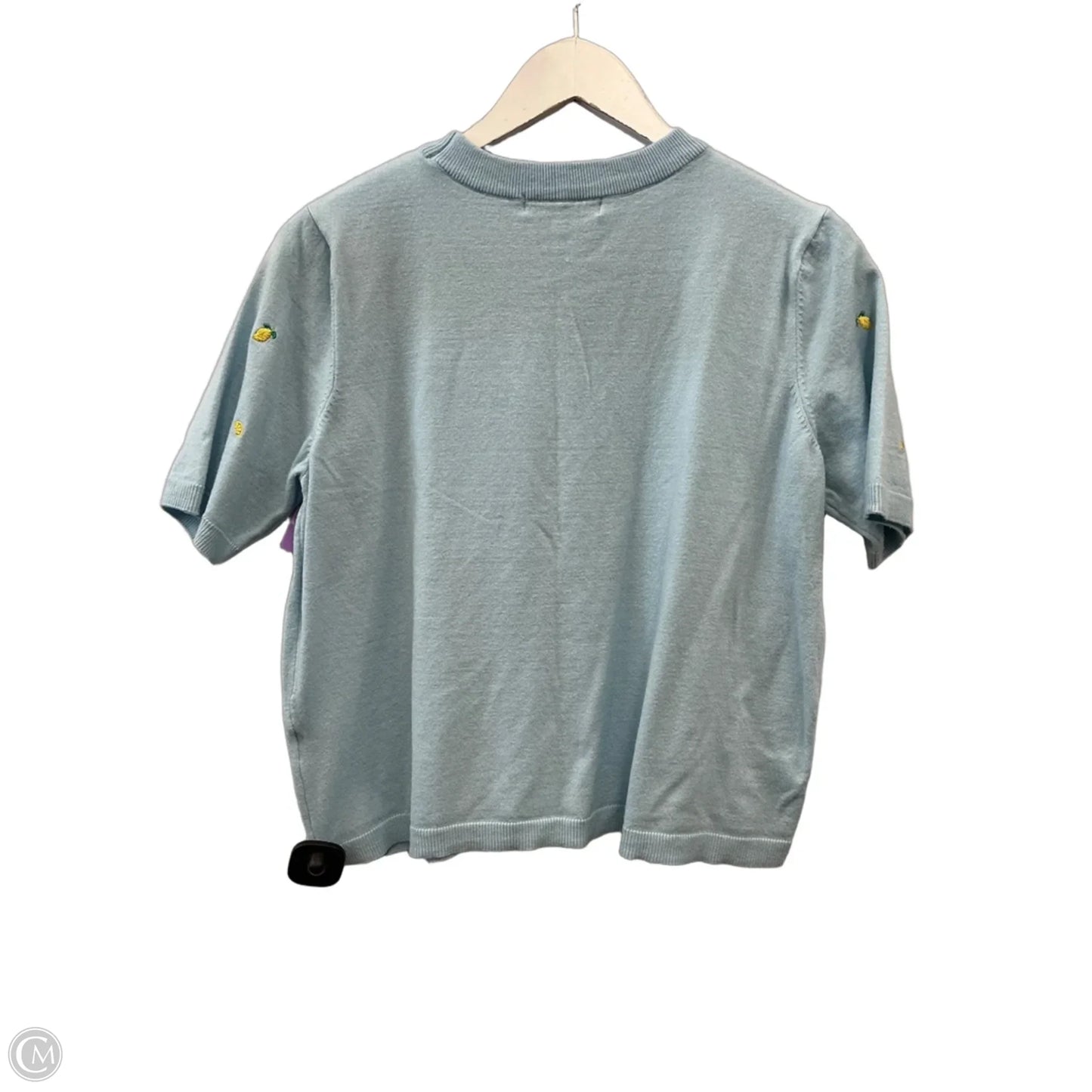Top Short Sleeve By Belldini In Blue, Size: L