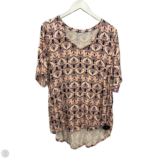 Top Short Sleeve By Lane Bryant In Pink, Size: 2x