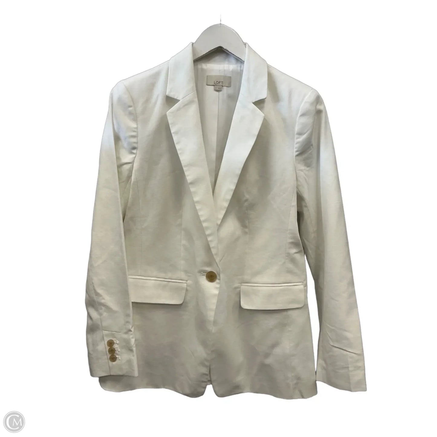 Blazer By Loft In White, Size: S