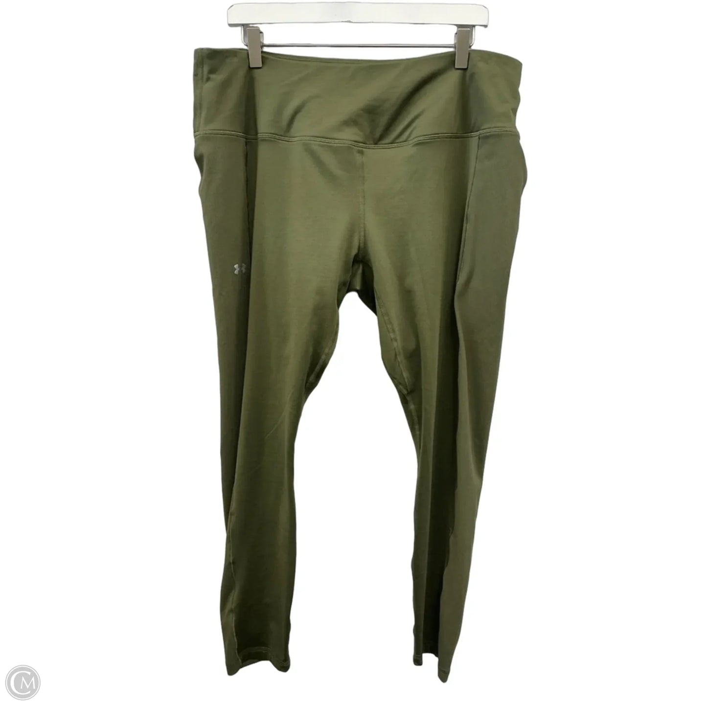 Athletic Leggings By Under Armour In Green, Size: 2x
