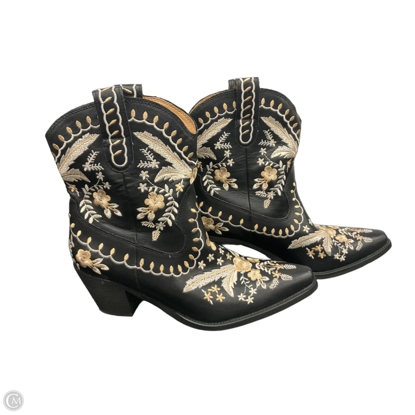 Boots Western By Buckle Black In Black, Size: 9