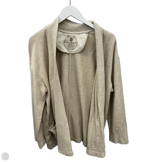 Sweater Cardigan By Tommy Bahama In Tan, Size: Xl