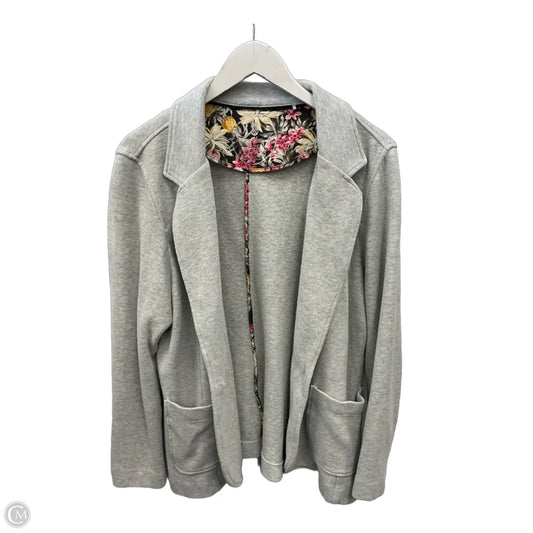 Sweater Cardigan By Tommy Bahama In Grey, Size: Xl
