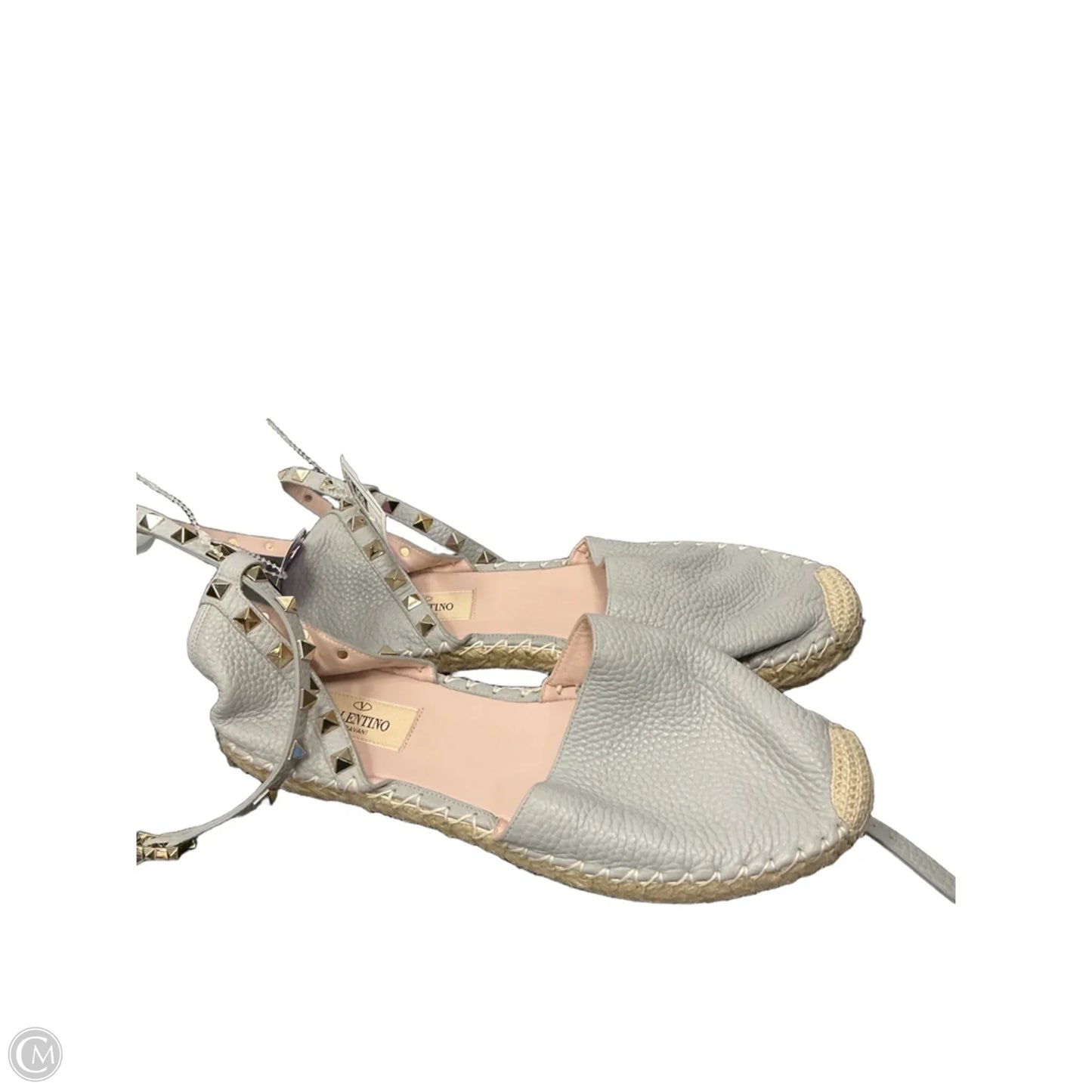 Sandals Luxury Designer By Valentino-garavani In Grey, Size: 8
