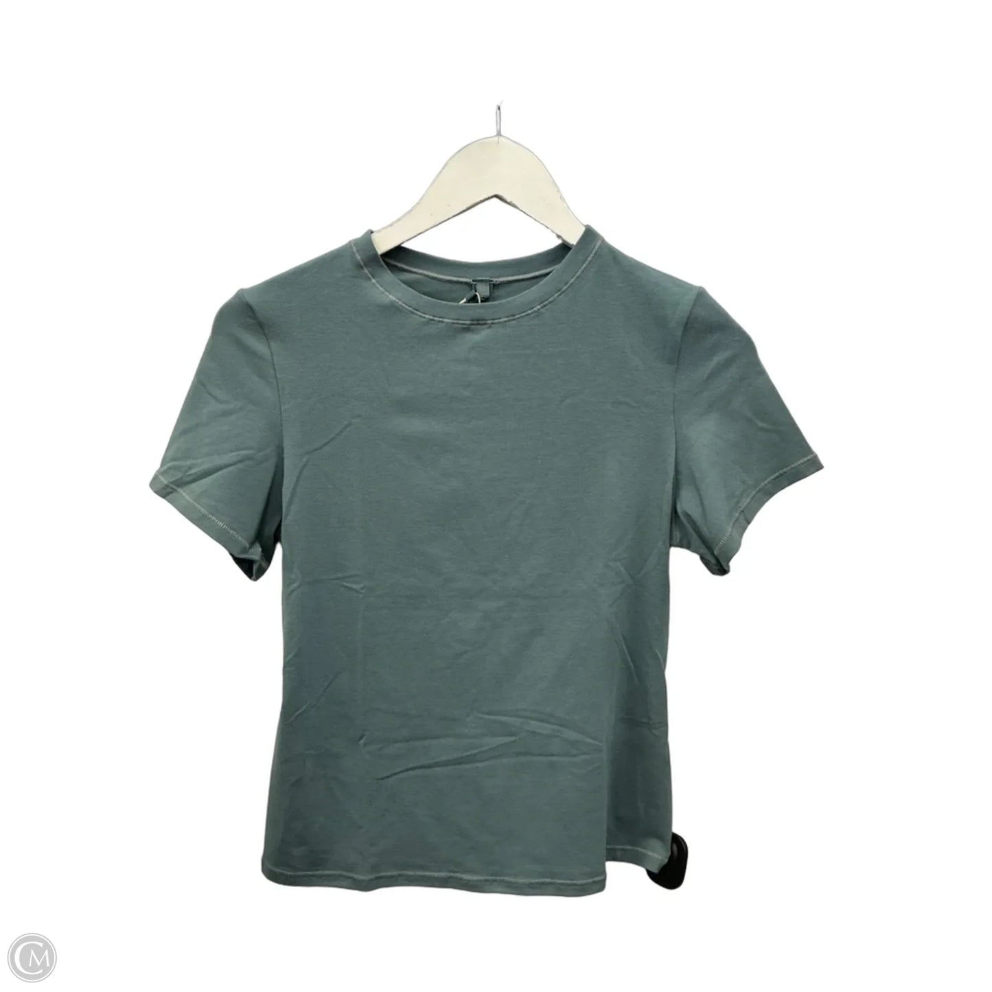 Athletic Top Short Sleeve By Skims In Green, Size: L