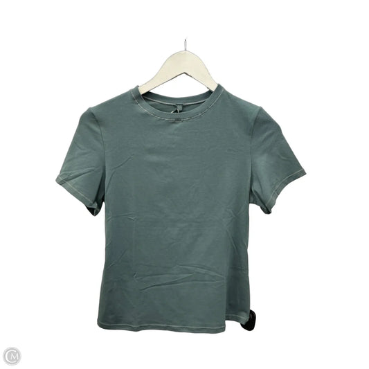 Athletic Top Short Sleeve By Skims In Green, Size: L