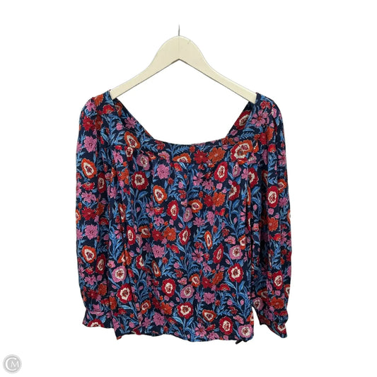 Top 3/4 Sleeve By Vineyard Vines In Multi-colored, Size: 2x