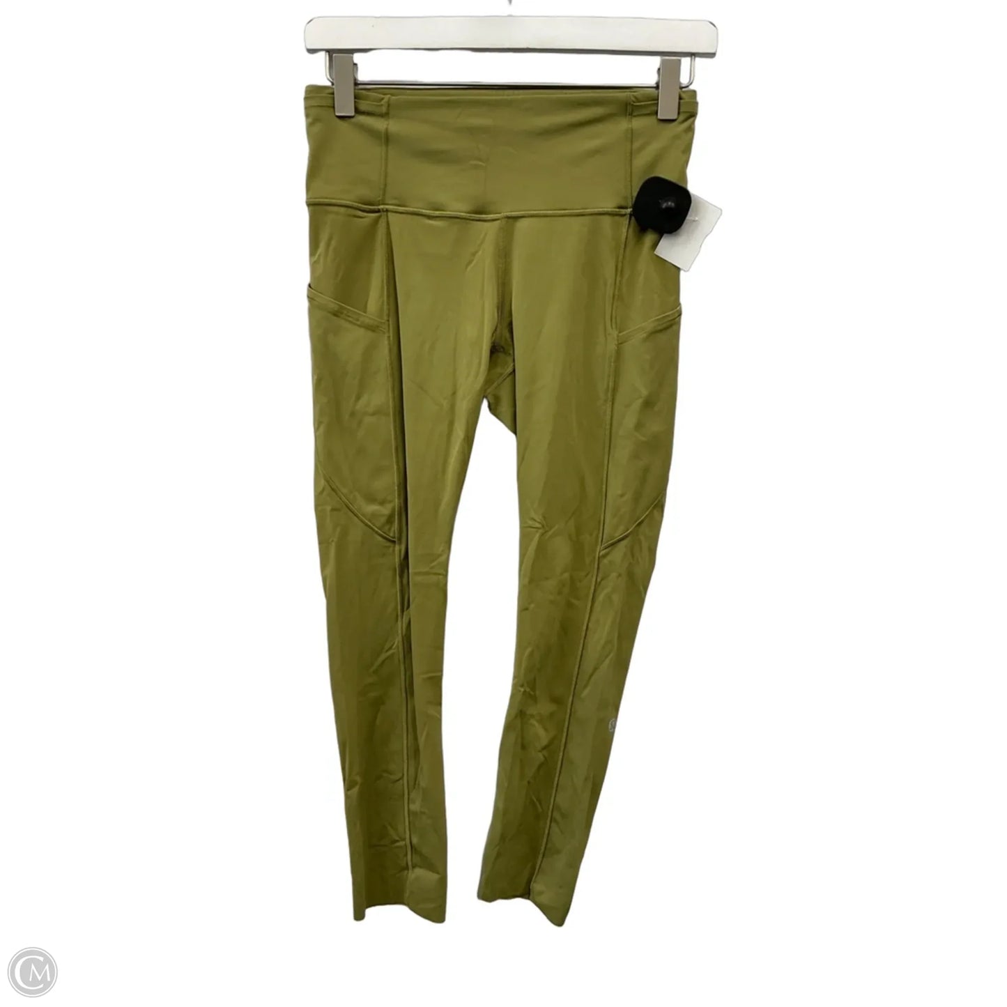Athletic Capris By Lululemon In Green, Size: S