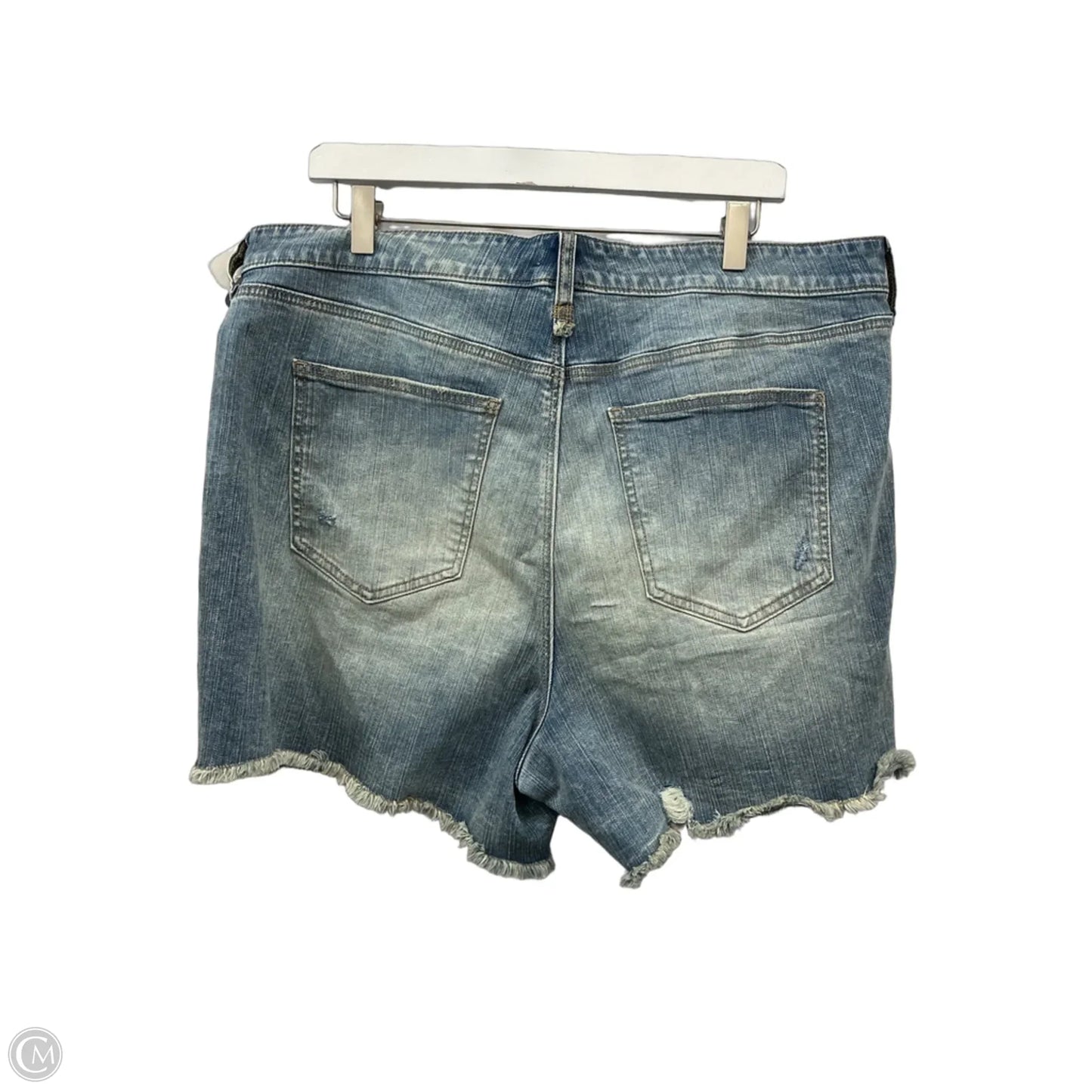 Shorts By Clothes Mentor In Blue Denim, Size: 18