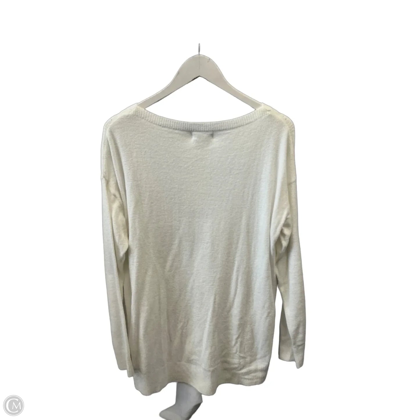 Sweater By Barefoot Dreams In White, Size: L