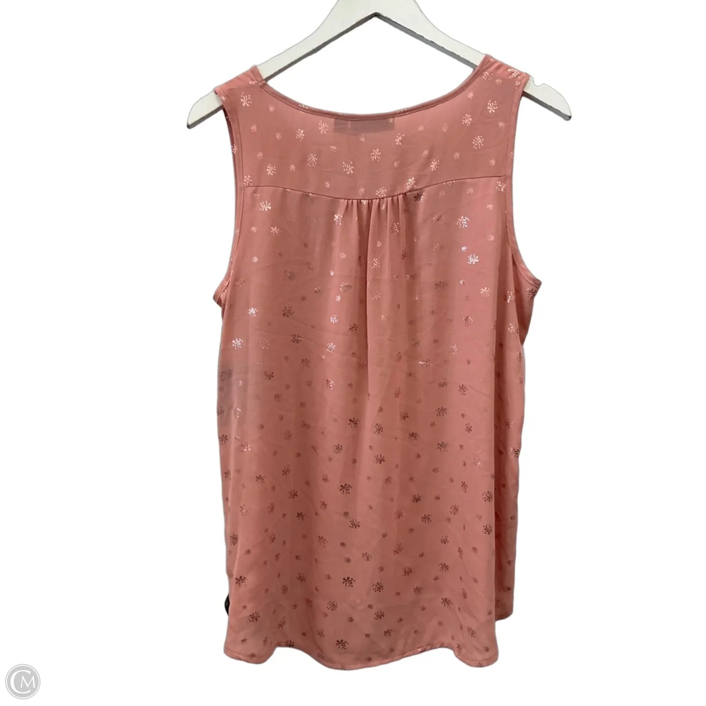 Top Sleeveless By Apt 9 In Pink, Size: M