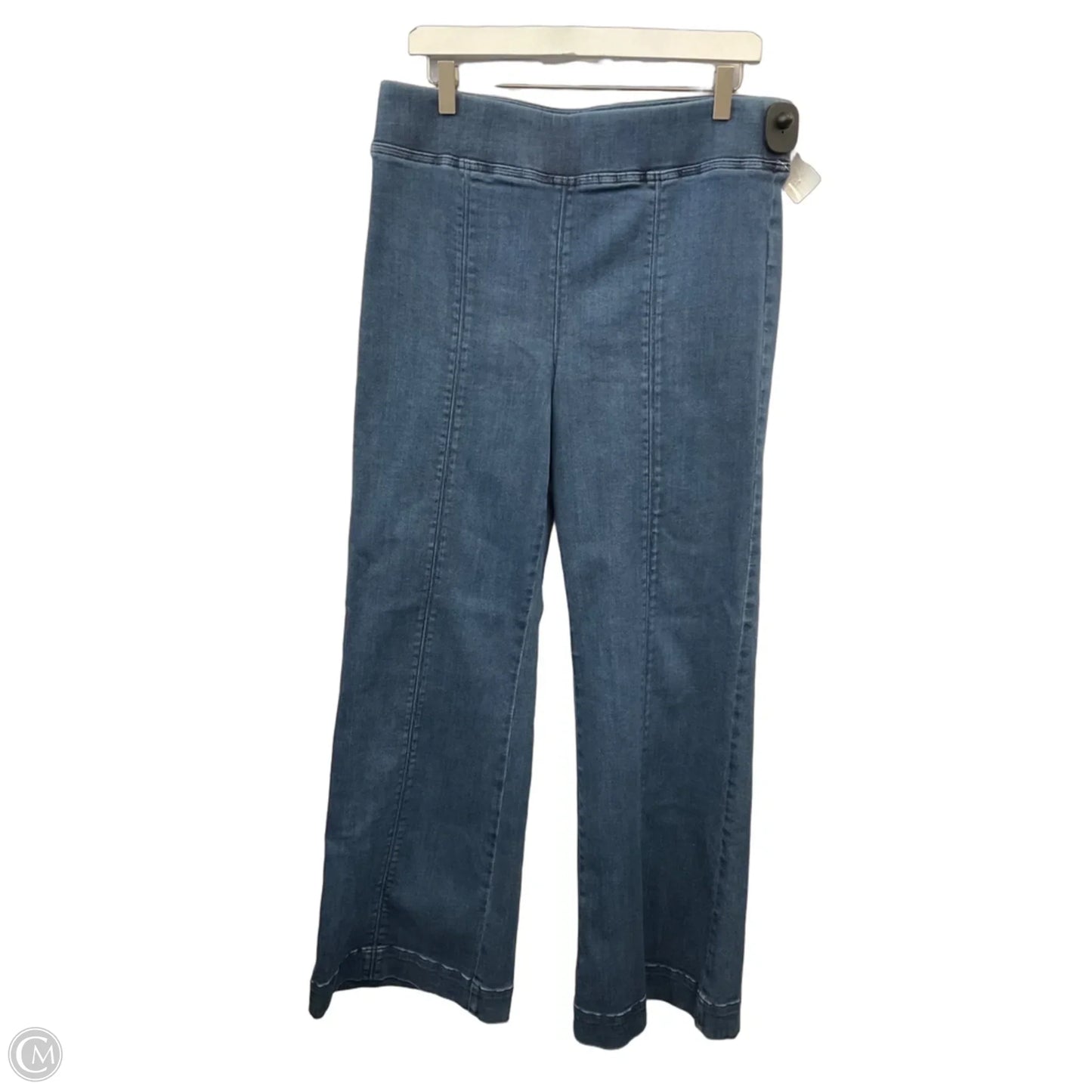 Jeans Wide Leg By Talbots In Blue Denim, Size: 12