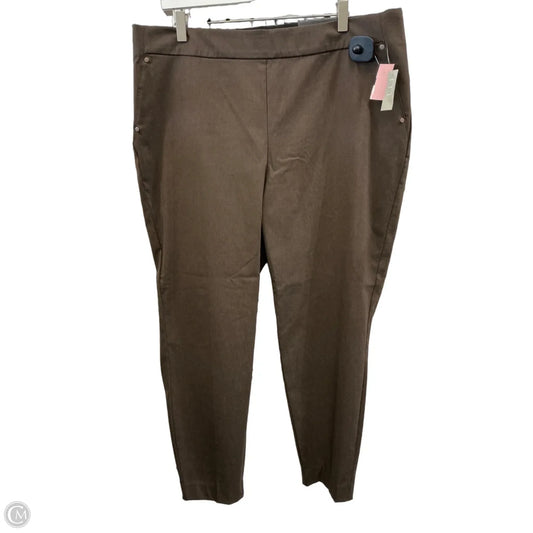 Pants Leggings By Maurices In Brown, Size: Xxl