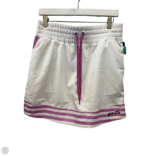 Athletic Skirt By Clothes Mentor In White, Size: M