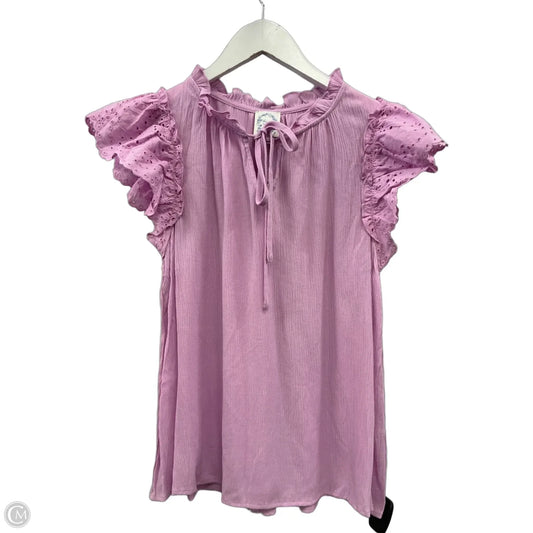 Top Sleeveless By Blue Rain In Purple, Size: S