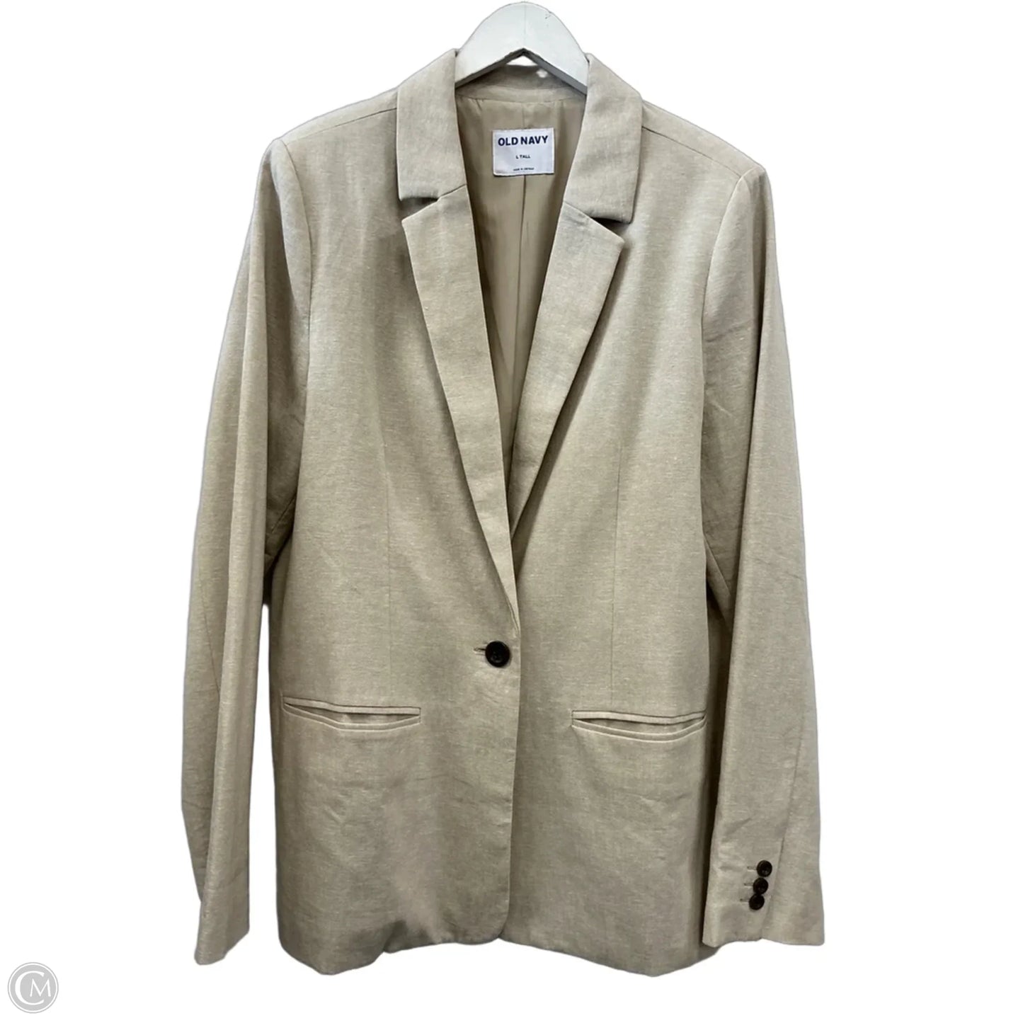 Blazer By Old Navy In Tan, Size: L