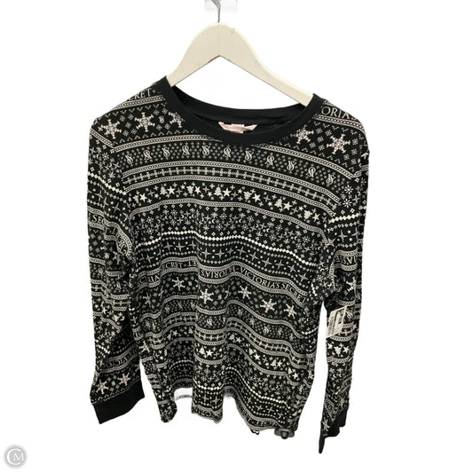 Top Long Sleeve By Victorias Secret In Black, Size: 2x