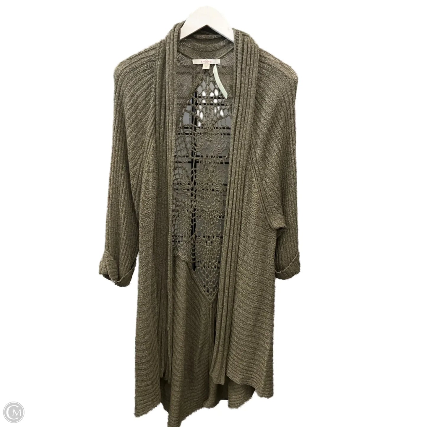 Cardigan By Fever In Green, Size: 2x