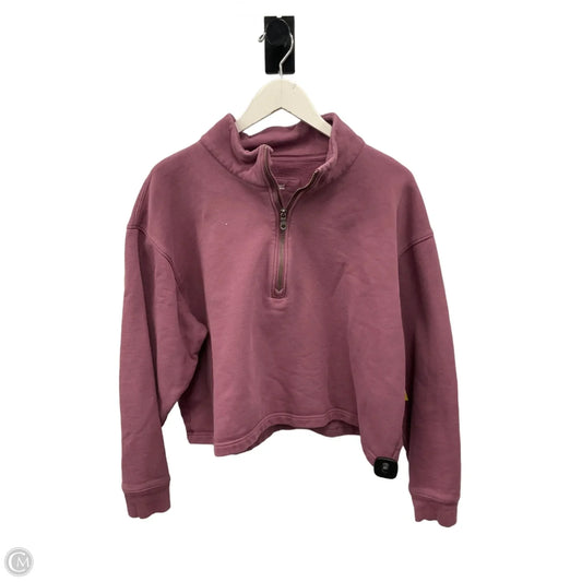 Sweatshirt Collar By Girlfriend Collective In Mauve, Size: Xxl