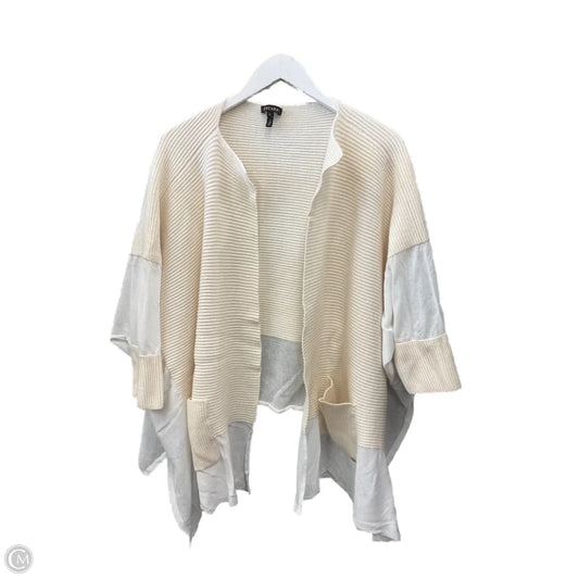 Cardigan Designer By Escada In Cream, Size: L