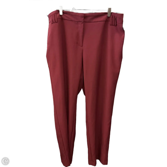 Pants Dress By Ashley Stewart In Maroon, Size: 18