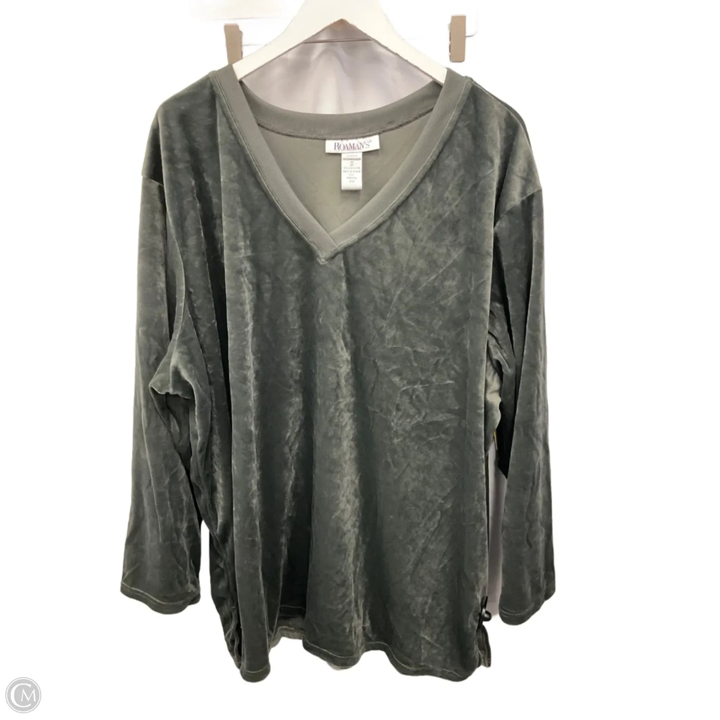 Lounge Set Pants By Romans In Green, Size: 3x