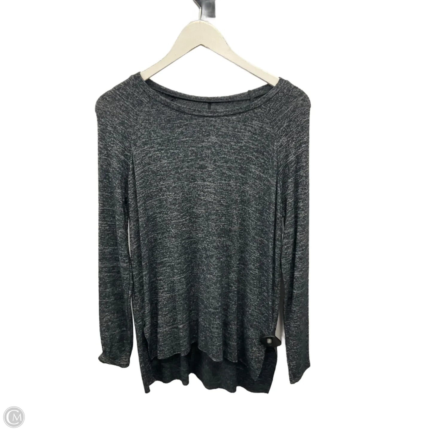 Top Long Sleeve By American Eagle In Grey, Size: Xs