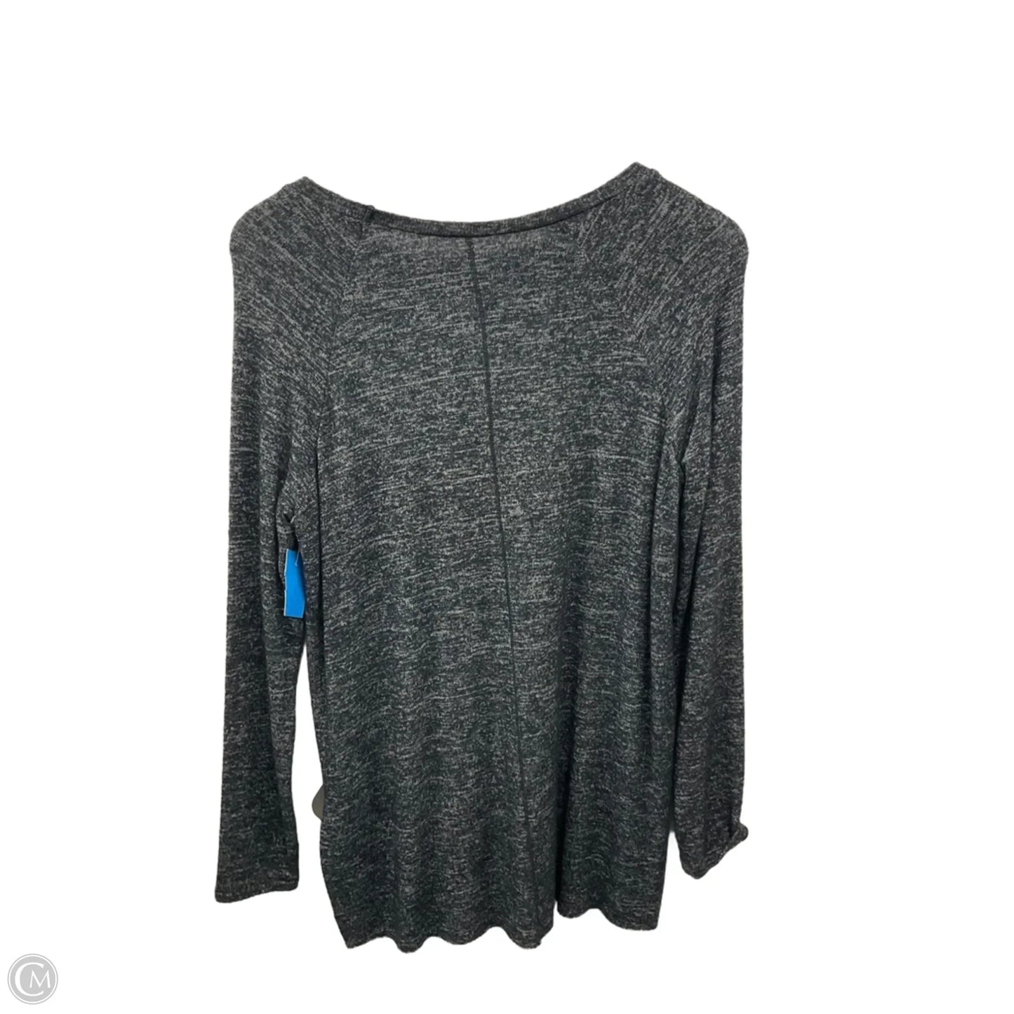 Top Long Sleeve By American Eagle In Grey, Size: Xs