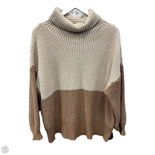 Sweater By American Eagle In Tan, Size: L