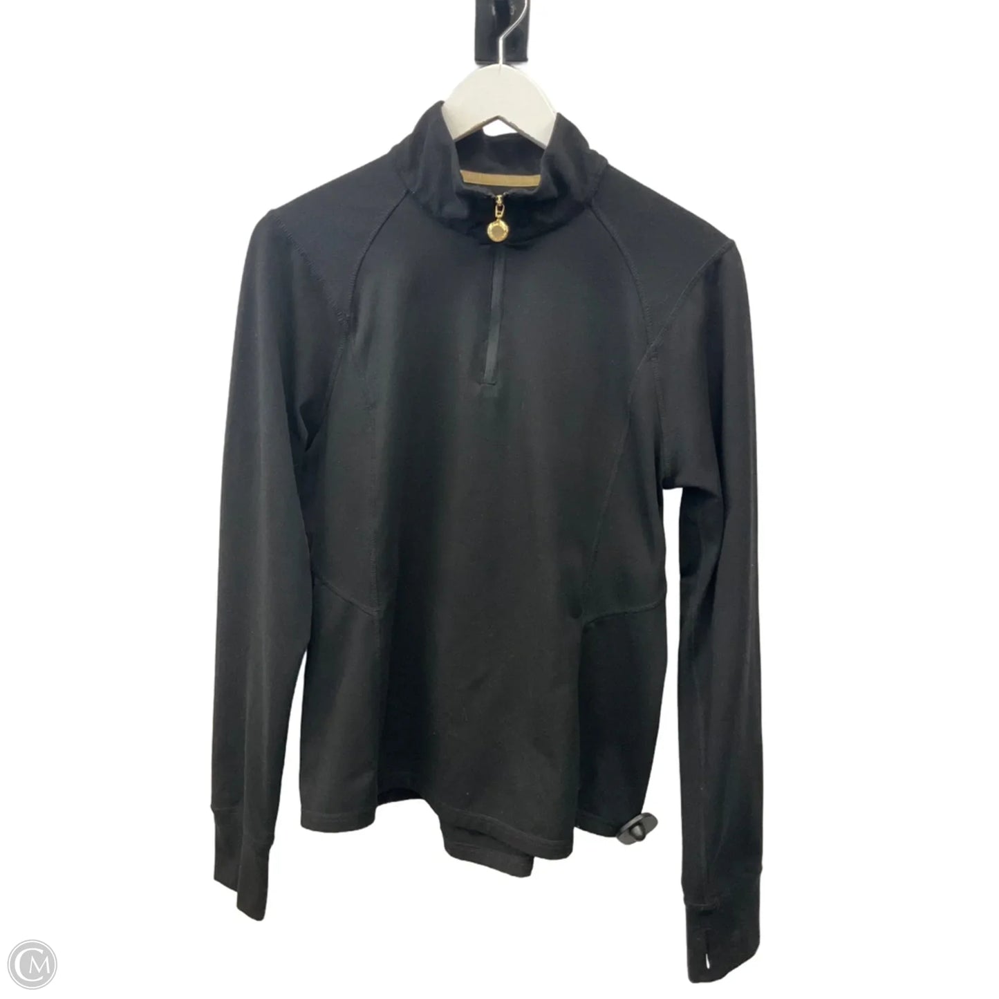 Athletic Sweatshirt Collar By Calvin Klein Performance In Black, Size: L