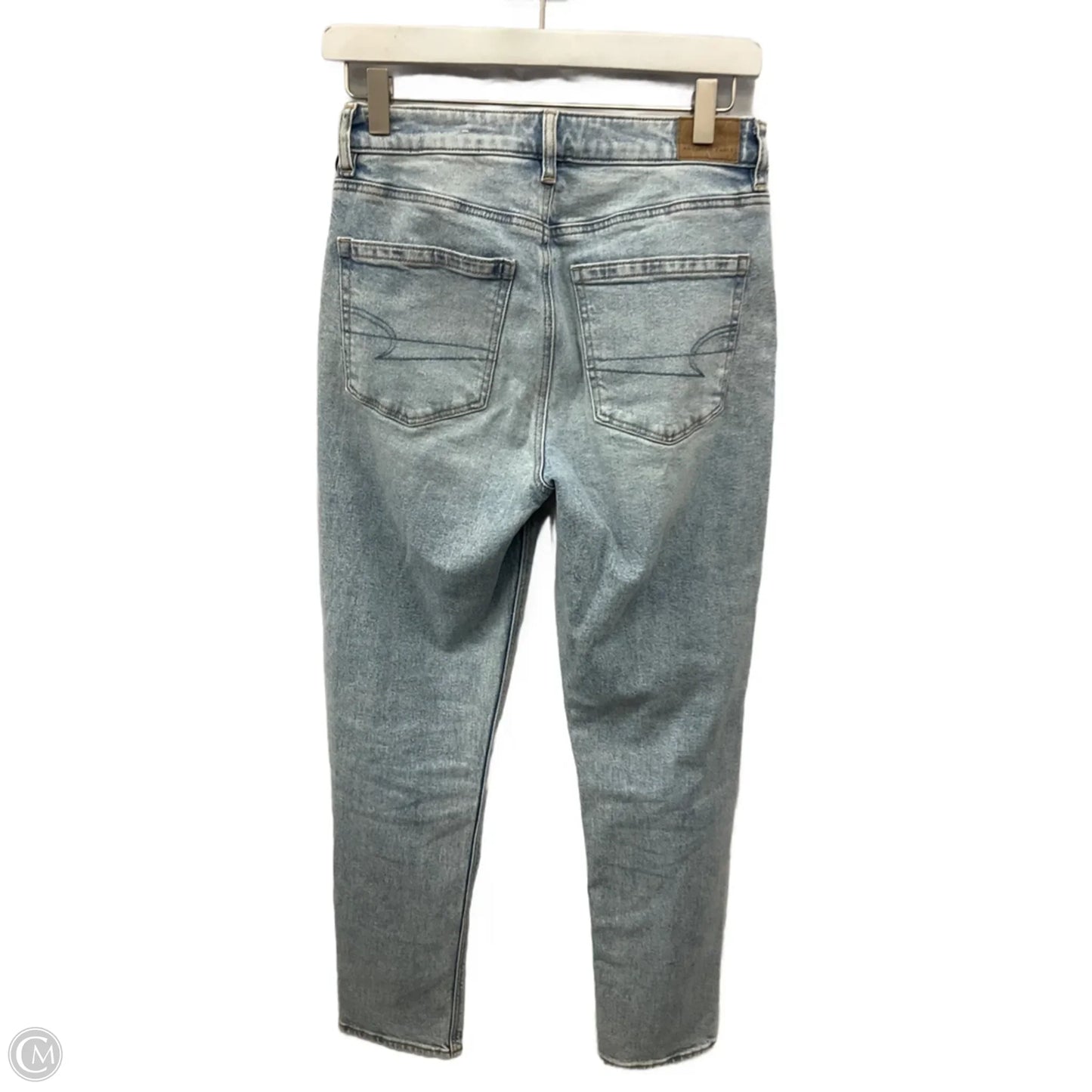 Jeans Boyfriend By American Eagle In Blue Denim, Size: 2