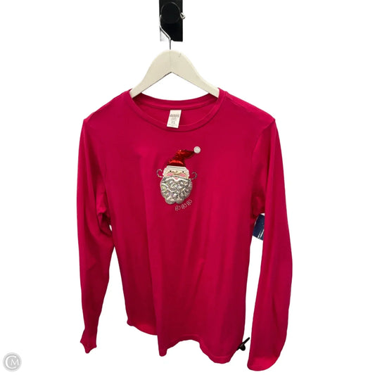 Top Long Sleeve By Cmf In Pink, Size: Xl
