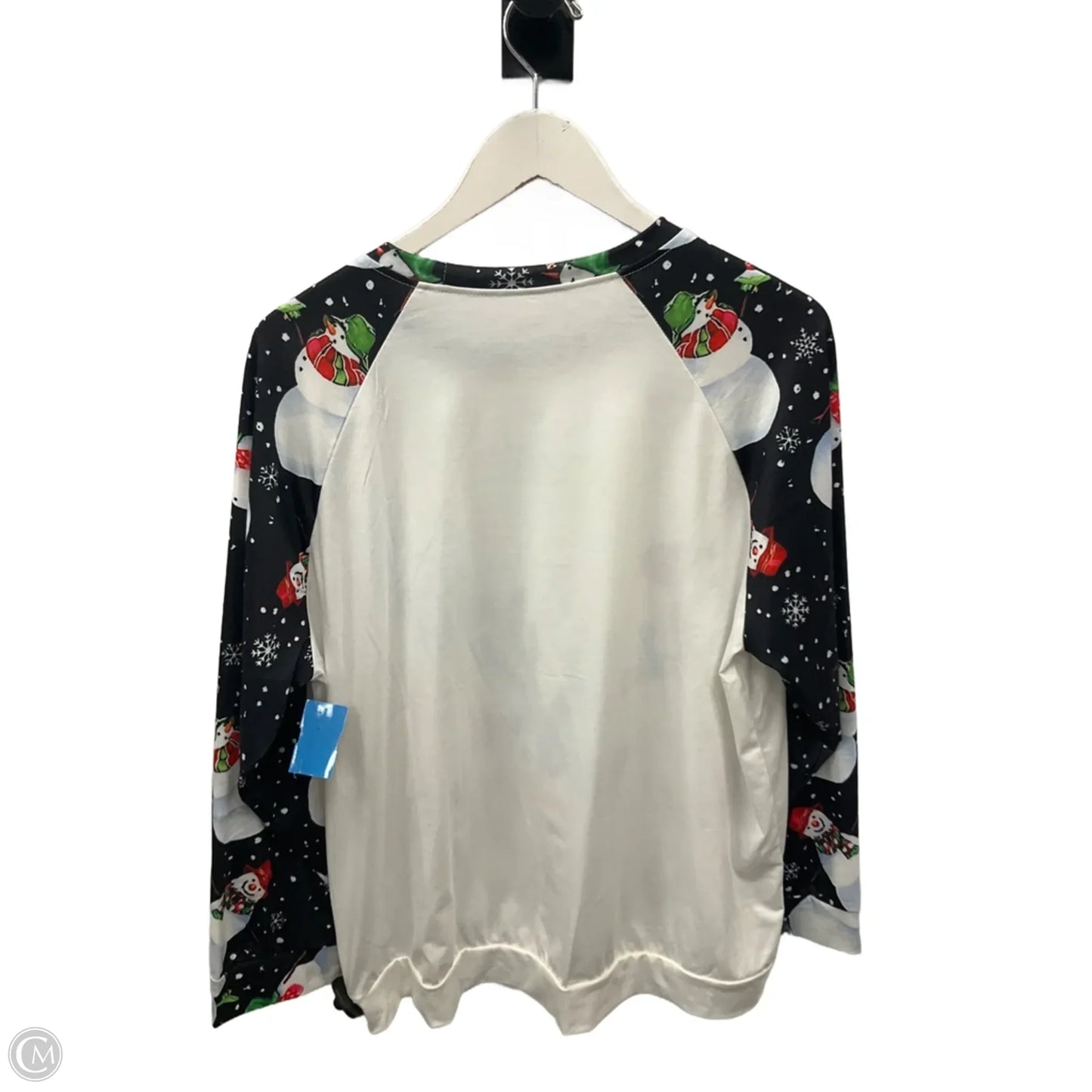 Top Long Sleeve By Cmf In White, Size: 1x