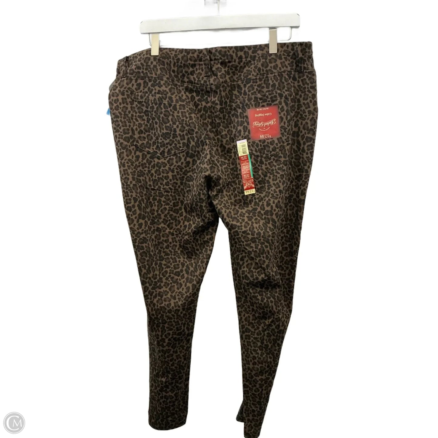 Jeans Jeggings By Faded Glory In Animal Print, Size: 16