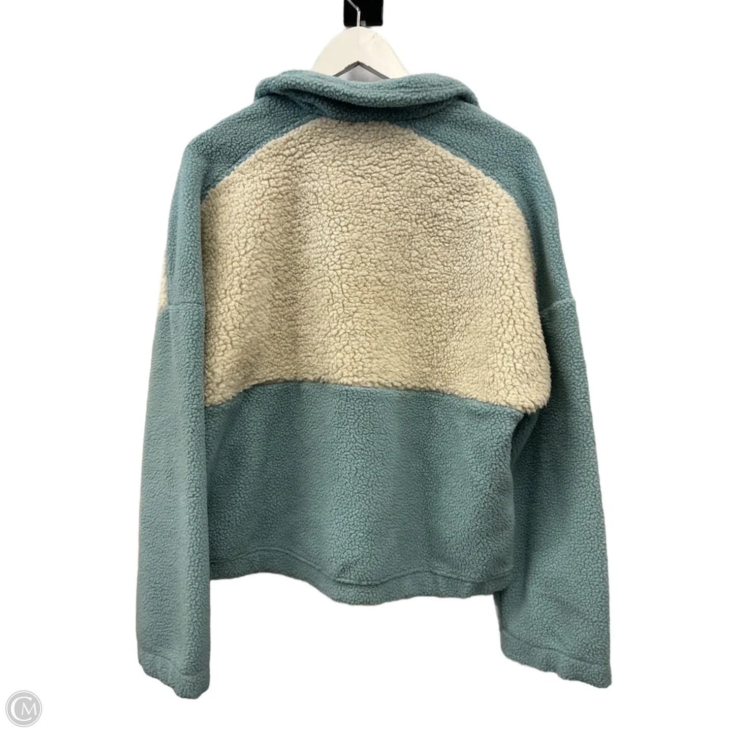 Athletic Fleece By Columbia In Blue & Cream, Size: L