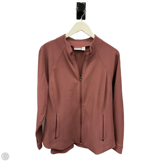 Athletic Jacket By Athleta In Mauve, Size: 2x