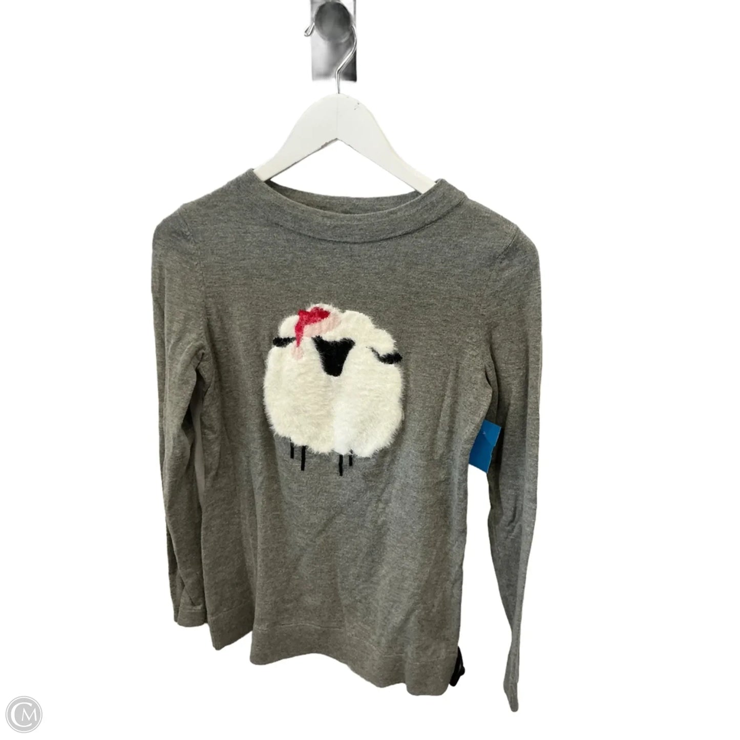 Top Long Sleeve By Talbots In Grey, Size: Xs