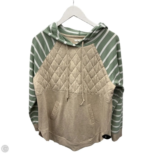 Sweatshirt Hoodie By Maurices In Beige, Size: L