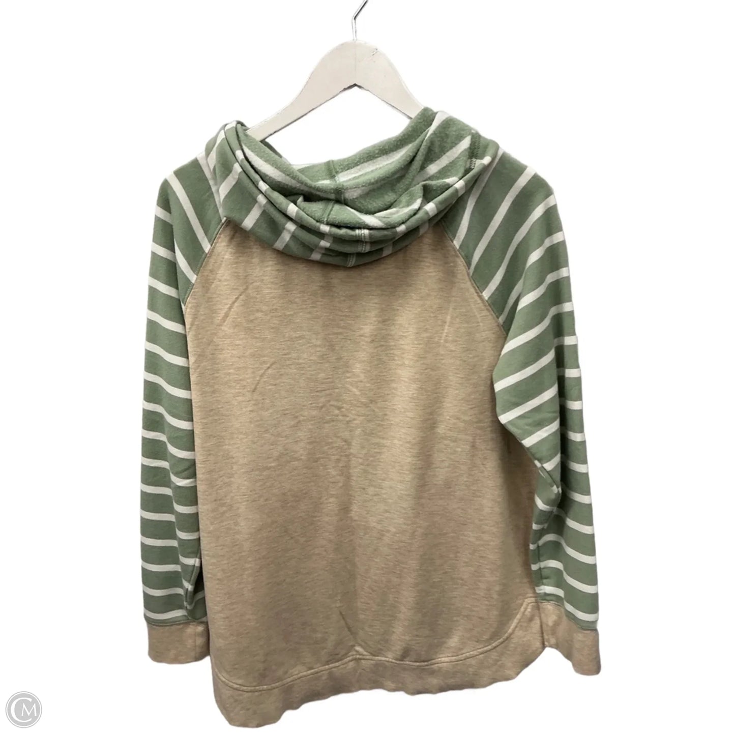 Sweatshirt Hoodie By Maurices In Beige, Size: L