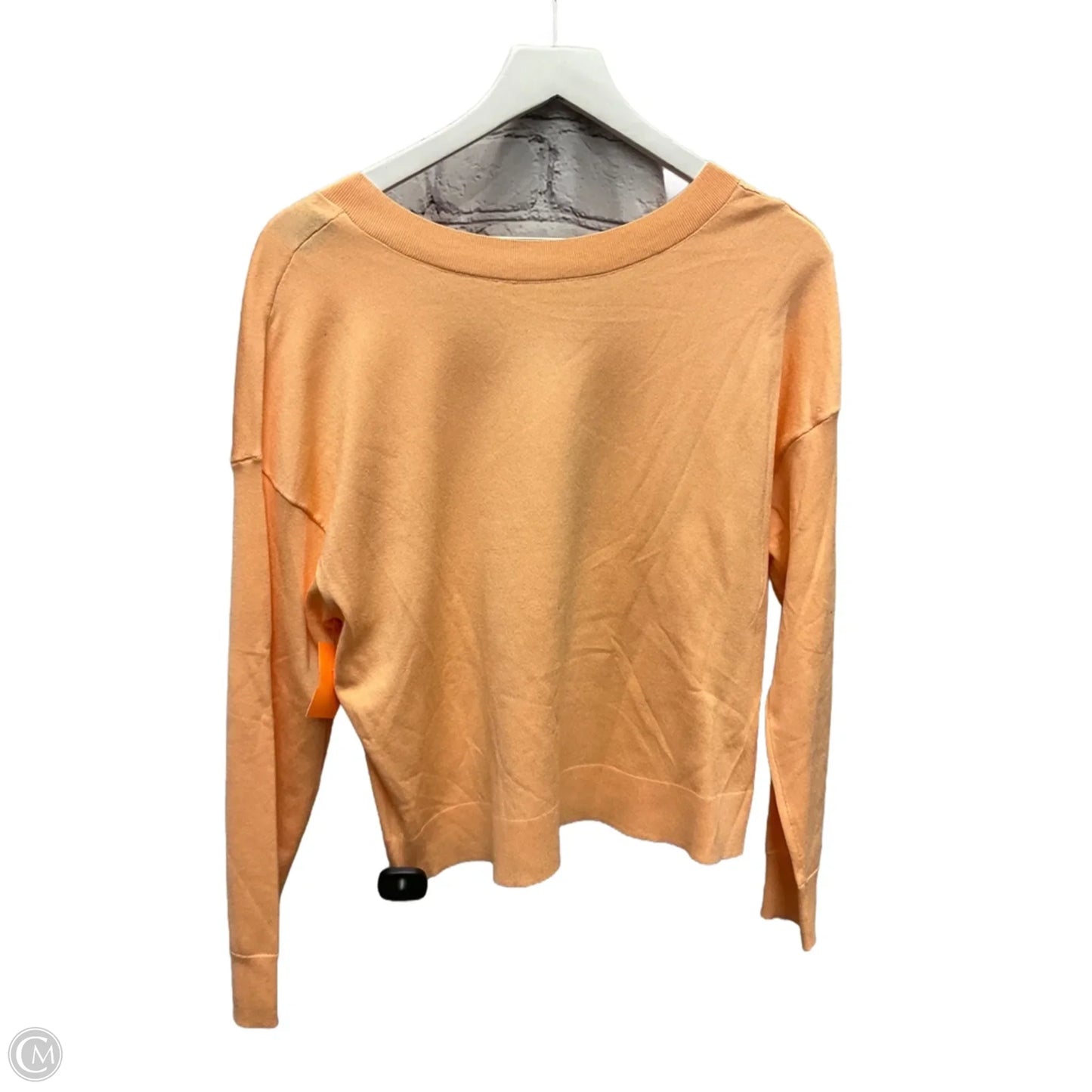 Top Long Sleeve By Express In Orange, Size: S