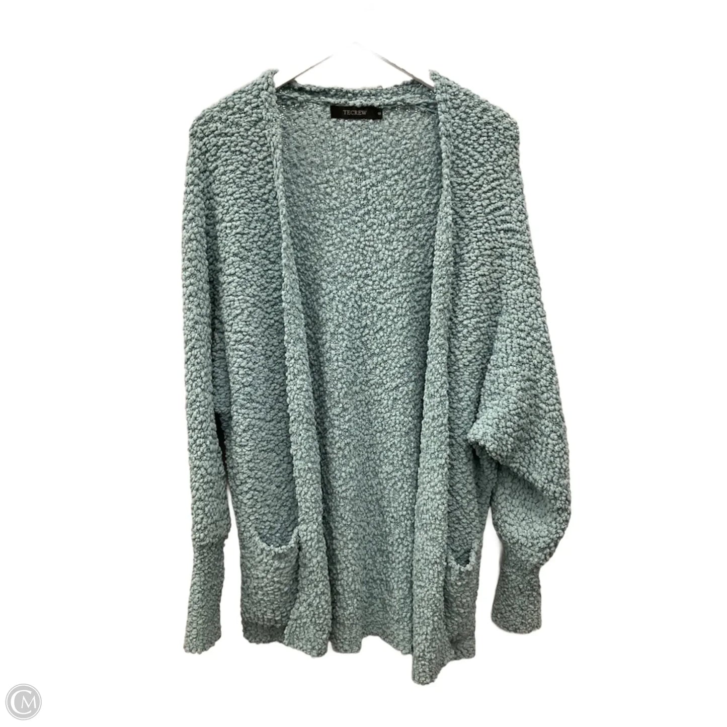 Sweater Cardigan By Clothes Mentor In Teal, Size: S
