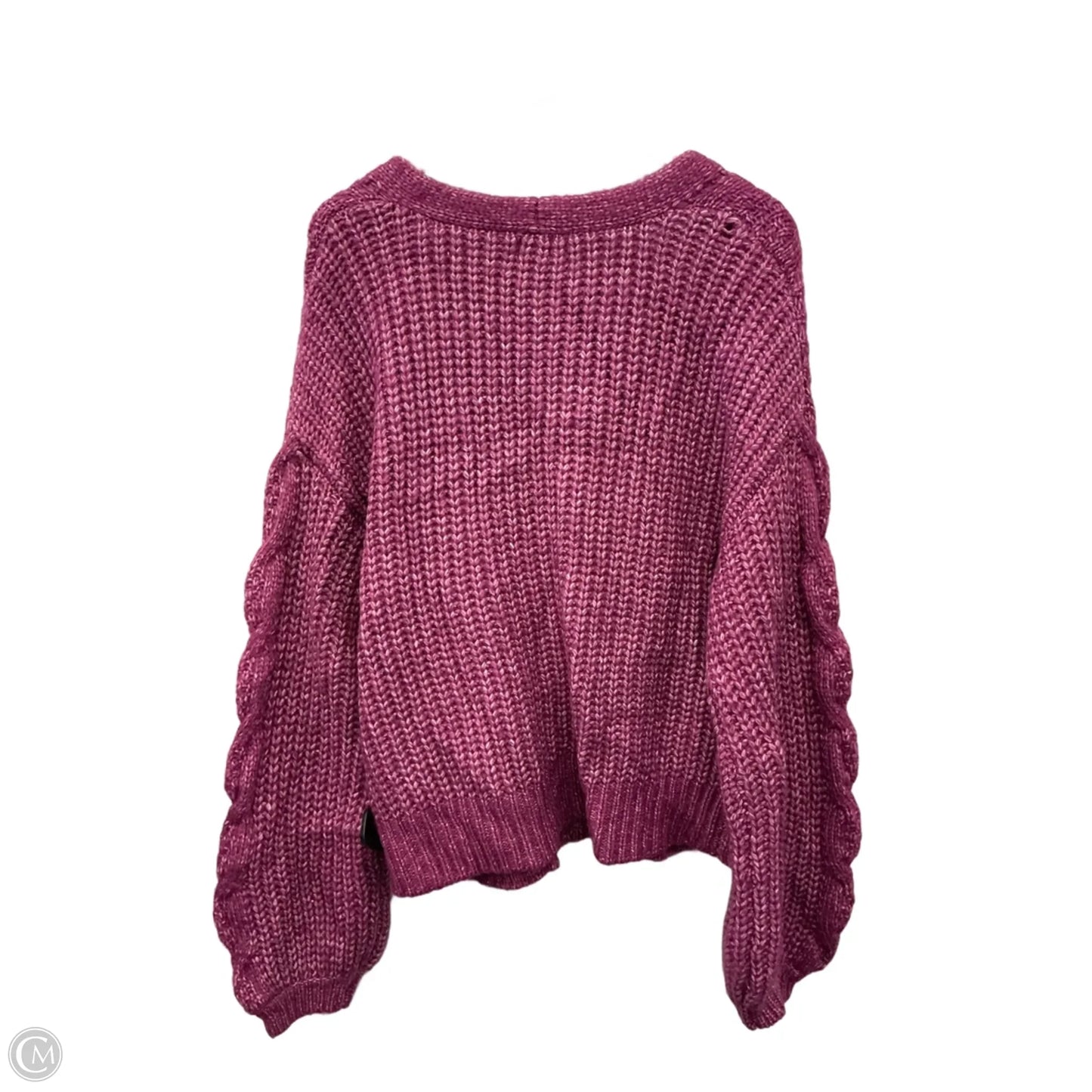 Sweater Cardigan By A New Day In Purple, Size: Xl
